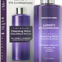LUMIFY Eye Illuminations Cleansing Water & Eye Makeup Remover, 3-in-1 Micellar Water Contains Hyaluronic Acid, Vitamin C & Niacinamide, Hypoallergenic, Removes Waterproof Makeup, 5.4 Oz (160 mL) : Beauty & Personal Care