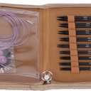 3 to 8mm Interchangeable Needles Set Circular Knitting Needle Set Ergonomic Circular Needle Set with Storage Bag for Weaving Project