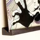 KAIU Vinyl Record Wall Mount, Solid Oak Floating Record Shelf for Albums, Slim & Elegant Wall Shelf, Easy Installation and Swap Out Records for Your Home  Black