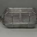 Weber Crafted Rotisserie Crisping Basket StainlessSteel Rotisserie Basket with Removable Divider for Even Crisping