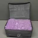 MOTRIP Weighted Blanket 7 Pounds, Soft Cooling Blanket for Hot Sleepers Full Size, Machine Washable Bed Blanket with Premium Glass Beads, 48''x72'' 7lbs Purple