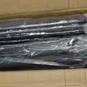 2 Pack 3-Step Hand Rails for Outdoor Steps with Black Balusters