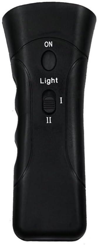 Ultrasonic Dog Training Device with LED Light, Anti-Barking Deterrent, Handheld Behavior Control Tool, 6.9-inch Length