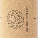Cork Yoga Mat with Natural Rubber Base, Extra Size, Thickness and Support, Excellent Cushion & Grip, Non-Slip, Non-Toxic, Sweat-Resistant, Sustainable, Eco-friendly Exercise Mat