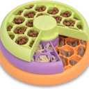 Catstages Kitty Lickin' Layers Multilayered Cat Fun Feeder Cat Treat Puzzle (3 Tier)