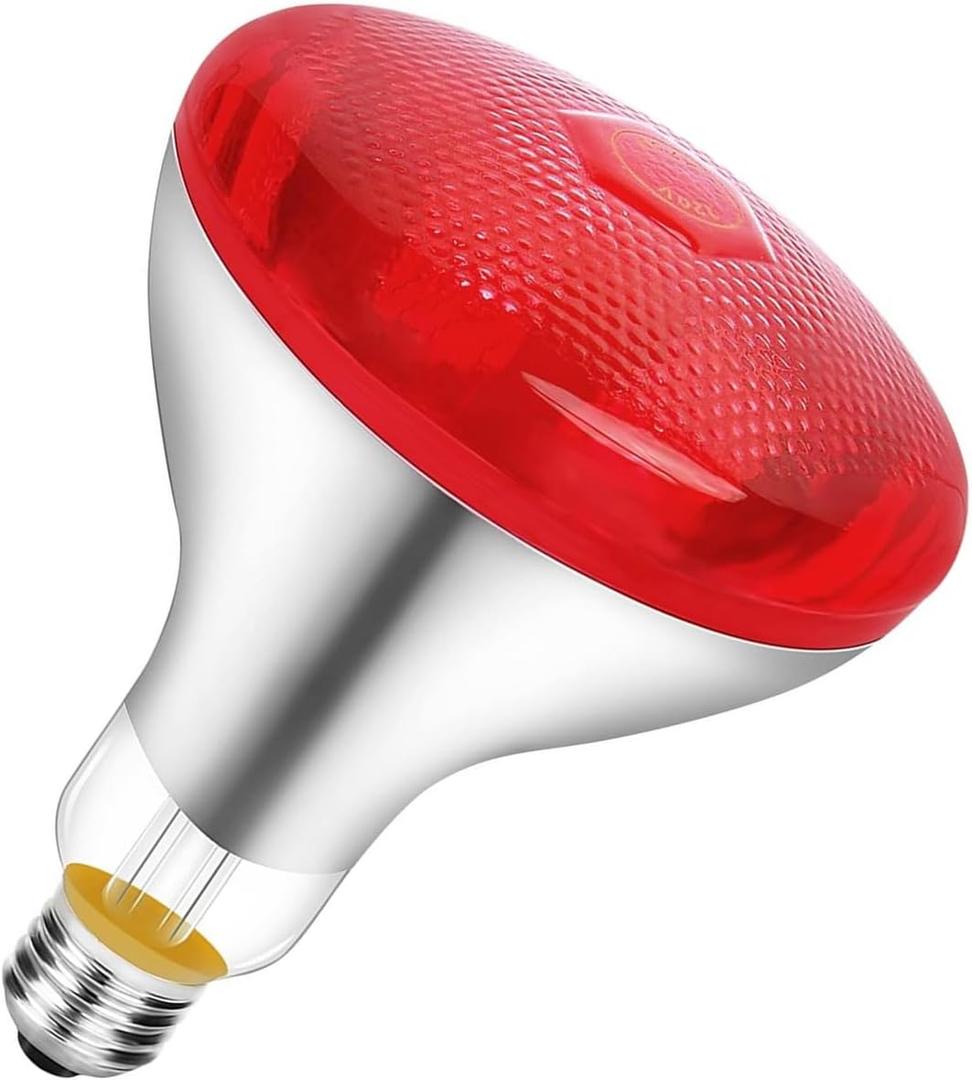 Infrared Light Blub, 275W Near Infrared Red Light Therapy Heat Lamp Blub, E26/E27 Socket, 110V