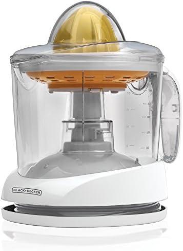 BLACK+DECKER 32oz Electric Citrus Juicer, CJ625, Pressure Activated, Adjustable Pulp Control, Dishwasher-Safe