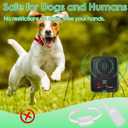 Ultrasonic Anti Barking Device for Dogs, 55ft Dog Barking Control Device with Dual Frequencies 3 Modes, Safe Anti Barking Device for Dogs Indoor Outdoor Humane Bark Control Device