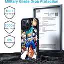 3D iPh 15 Plus Case Anime Motion Anime Phone Case Shockproof Soft TPU Anti-Scratch Non-Slip Japanese Manga Case for iPh 15 Plus