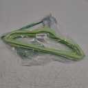 Pack of 10 VELVET HANGER GREEN