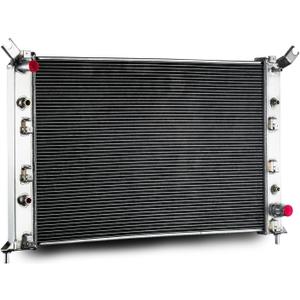 Aluminum Radiator for 2015-2018 Chevy Silverado 3500/2011-2019 GMC Sierra 2500 HD 3500 HD 6.0L 6.0 Pickup Radiators (1-Row)