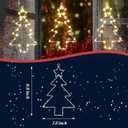 Christmas Tree Lights Battery Operated and USB Powered, Warm Light Up Window Christmas Decorations, 3 Packs String Lights for Walls, Windows, Christmas Trees, Eaves, Staircase Decorations