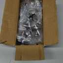 Cosmas 10 Pack 4115WN Weathered Nickel Rope/Scroll Cabinet Hardware Knob - 1-1/4" Inch Diameter