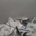 Medline Superlight Folding Aluminum Mobility Rollator Walker, Smoky Blue, 250 lb. Weight Capacity, 6" Wheels, Adjustable Arms and Seat, Foldable Rolling Walker for Seniors