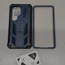 FNTCASE for Samsung Galaxy S26-Ultra Case: [Built-in Screen Protector & Kickstand] [2 Front Frames] [Military-Grade Drop Protection] Heavy Duty Shockproof Rugged TPU Case Full Body Protective Blue