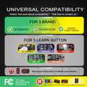 Chamberlain 950ESTD Security+ 2.0 1-Button Garage Door Opener Remote - 2Pack