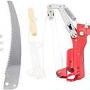 High-Altitude Tree Pruning Shear Extendable Harvester Pole Saw for Trimming Without Pole