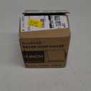 4 Inch Dryer Vent Cover Outside, HG Power Metal Exterior Vent Cover with Removable Screen & Cushioned Non-Return Flap, Air Wall Vent for House, Range Hood, AC, Opening Diameter: 3.81" Black