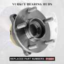 Vurkcy 513296 Front Wheel Bearing Hubs Assembly Fit for 07-18 Nissan Altima (07-12 Only Fit 3.5L V6), 09-19 Maxima, 13-19 Pathfinder, 09-18 Murano, 13 Infiniti JX35, 14-19 QX60, 5 Lugs w/ABS, 1PCS