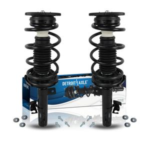 Detroit Axle - 2 Front Struts for 2004-2013 Mazda 3, 2006-2010 Mazda 5 Complete Front Struts w/Coil Spring 2005 2007 2008 2009 Replacement Quick Install Ready Strut Shocks Assembly