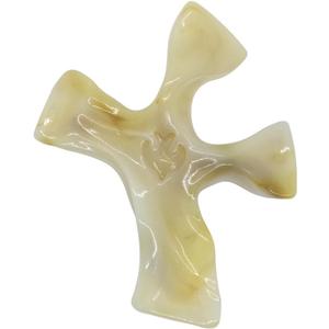 Glow in the Dark Clinging Cross | The Original Clinging Cross  | Contours to the Human Hand | Comforting Prayer Aid | Unique Christian Accessory | Bereavement, Grief, and Healing