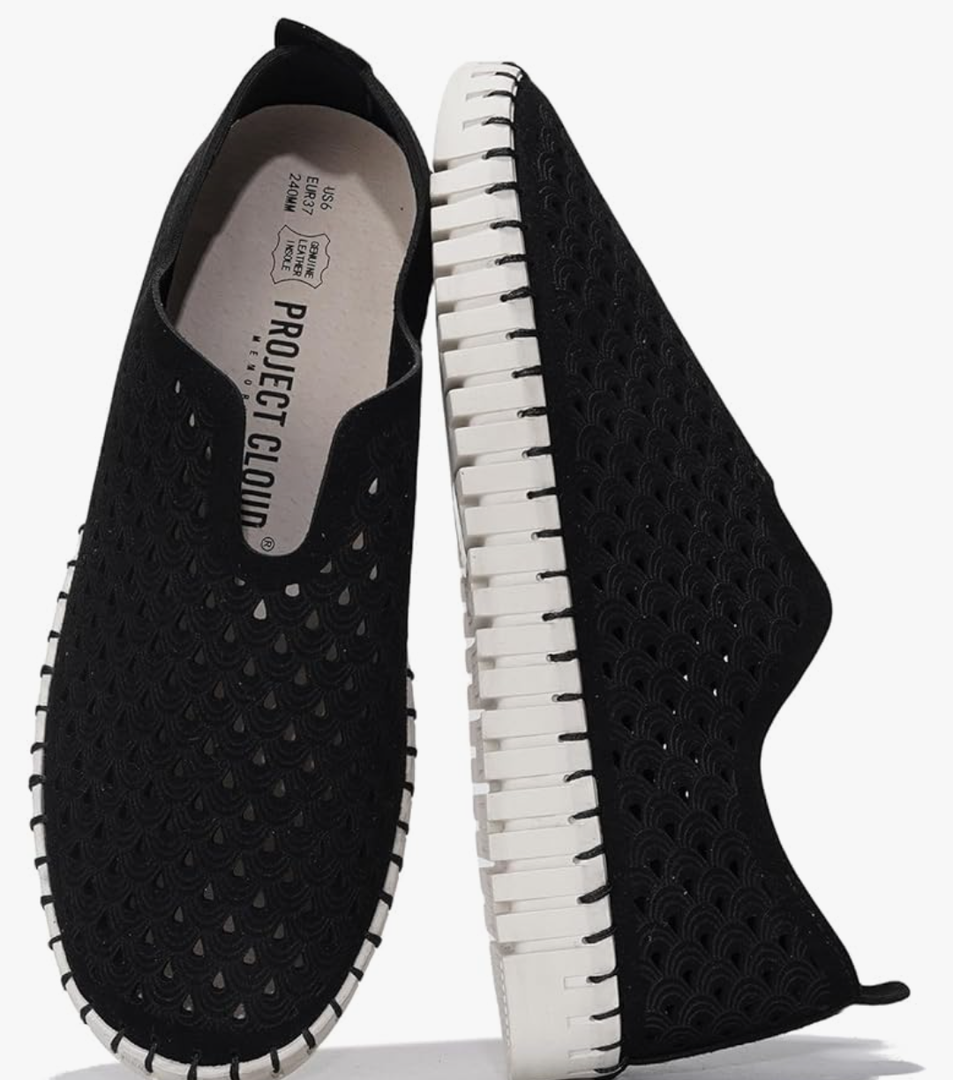 Project Cloud Womens Shoes – Lightweight Summer Loafers for Women with Memory Foam Insole – Stylish & Comfortable Womens Loafers - Perfect Summer Shoes for Women 2025 (Lily), Size 8