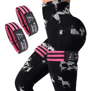 BFR Occlusion Bands for Women Glutes,Blood Flow Restriction Bands for Legs, Butt & Hip Building, Workouts, Best Fabric Resistance Bands for Squat Butt & Thigh