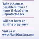 Plan B One-Step Emergency Contraceptive, 1.5 Mg (1 Tablet)