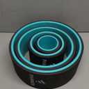 Yoga Wheel Set of 3+1, Upgraded 10MM Thick Back Wheels for Pain Relief & Stretching, Strongest Back Roller for Deep Tissue Massage, Improving Yoga Poses Backbend