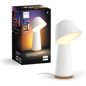 PHILIPS Hue Twilight Smart Sleep and Wake-Up LED Lamp, White & Color Smart Lighting, Bedside Lamp Compatible with Bluetooth, Voice Control with Alexa, Apple Home & Google Assistant