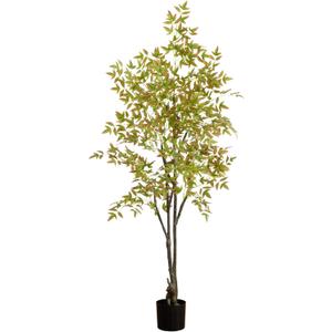 Nearly Natural 6ft. Autumn Nandina Artificial Fall Tree