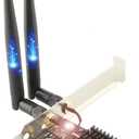 Ubit AC1200 PCIe WiFi Card for PC with BT 4.2 | Dual Band Wireless Network Adapter WiFi Card with Heat Sink Technology | for Gaming, Browsing, Streaming etc