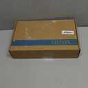 VOTON Black Bathroom Faucets Modern Waterfall Bathroom Sink Faucet Matte Black Single Handle Bathroom Faucet for 1 or 3 Holes with Deck Plate and Pop-Up Drain, Rv Sink Camper Farmhouse Bathroom Faucet (Regular Single Handle - 7.5 inches height)