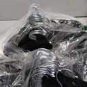 HOUSE DAY Black Velvet Hangers 60 Pack, Non Slip Clothes Felt Hanger Heavy Duty for Coat, Premium Slim Space Saving Suit Hangers for Closet Organizer, 360 Rotating Silver Hook