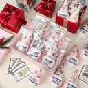 Peryiter 30 Set Pink Christmas Teacher Gnomes Hanging Ornaments Gifts Santa Plush Beard Doll Christmas Appreciation Gifts for Teachers Coworker Staffs or Xmas Party Favors Home Office Decor