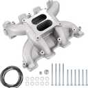 Dokili 300-130 LS Dual Plane Intake Manifold Compatible with Chevy Camaro 1998-2002 Corvette 1997-2007 Cadillac CTS 2004-2005 LS1 LS2 LS6 5.7L 6.0L Cathedral Port V8 Engines