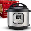 Instant Pot Duo 7-in-1 Mini Electric Pressure Cooker, Slow Rice Cooker, Steamer, Saut, Yogurt Maker, Warmer & Sterilizer, Includes Free App with over 1900 Recipes, Stainless Steel, 3 Quart (3 Quarts)