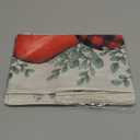 Artoid Mode Eucalyptus Hearts Valentine's Day Table Runner, Anniversary Holiday Kitchen Dining Table Decoration for Home Party Decor 13x60 Inch (Red)