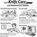 CAROTE 14 Pieces Knife Set with Block, Forged, High Carbon Stainless Steel Sharp Blade Block Knife Set, Dishwasher Safe Cutlery, Cream