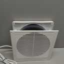 8" Room to Room Fan with Remote, Reversible Through Wall Fan for Quietly Circulating Air, 320 CFM Through the Wall Fan with Temperature Control, Durable Build Quality, In Wall Fan for Closet, Laundry