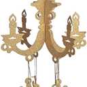 Gold Glitter Chandelier (Cardboard) Wedding and Party Decor