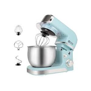 Kitchen in the box Stand Mixer,3.2Qt Small Electric Food Mixer,6 Speeds Portable Lightweight Kitchen Mixer for Daily Use with Egg Whisk,Dough Hook,Flat Beater 