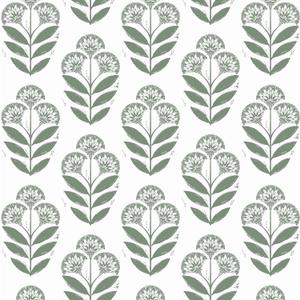 Yasinet Floral Peel and Stick Wallpaper Green Floral Wallpaper Vintage Boho Contact Paper Farmhouse Waterproof Removable Self Adhesive Wall Paper for Bedroom Bathroom Cabinet Vinyl 17.3"×393.7"