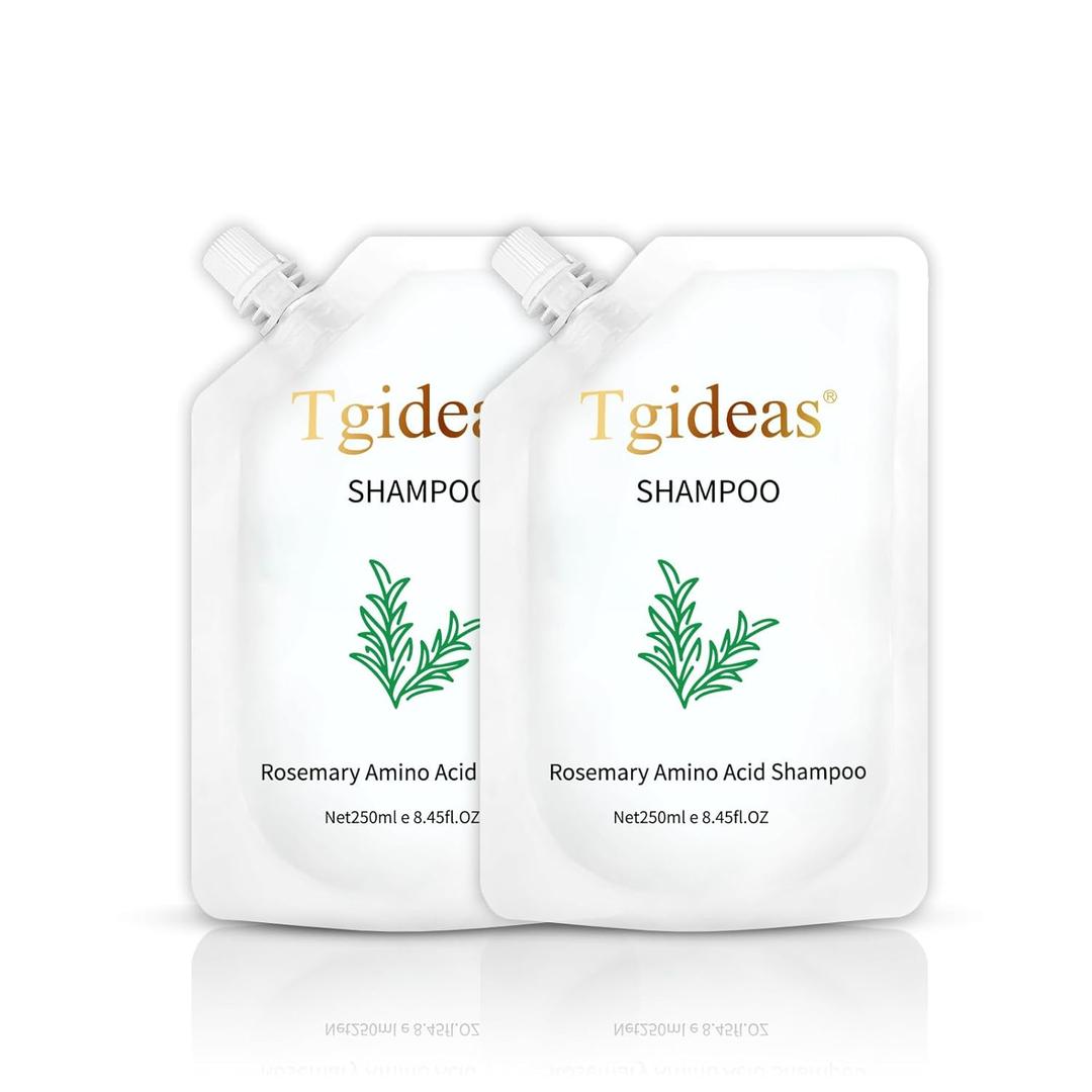 Tgideas Rosemary Amino Acid Shampoo, Hair Growth Shampoo for Thinning Hair Women and Men Hair Loss, Zinc PCA Thicken & Strengthen Scalp with Hydrolyzed Silk 8.45 fl.oz - 2 Packs