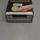 Contemporary Alloy Door Locks Matte Black Finish Complete Entry Handle Set Quick Installation Internal Button Locks Secure Home Door Handle (Gold)