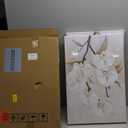 DuoBaorom 2 Pieces White Orchid Wall Art Zen Floral Picture for Spa Yoga Room 16"x24"