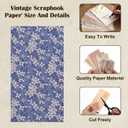 300 Sheets Vintage Scrapbook Paper, Decorative Retro Aesthetic Journaling
Floral Ephemera Pattern Paper for DIY Crafts Junk Journal Collage Scrapbooking Photo Album