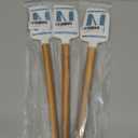 3pcs Monogrammed premium Silicone Spatula, Non-stick, Heat Resistant kitchen spatula - Dishwasher Safe - Kitchen Utensils - BPA & BPS Free - Perfect for Baking, Scraping, and Mixing  (N - Grey Blue )