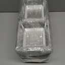 100 Count Clear Plastic Containers with Lids for Food, Thickened Disposable Sandwich Containers Clamshell Boxes for Cake Slice, Dessert, Hamburger, Salad, Pastry, Fruits, Takeout Tray