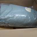 Monbix Queen Comforter Set - 7 Pieces Dusty Blue Prewashed Bed in a Bag Queen Bedding Sets with Comforters, All Seasons Ultra Soft Comforter Bed Set with Sheets,Pillowcases & Shams